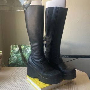 COPY - ROC Australia leather platform boots CANNOT SHIP UNTIL END OF JUNE